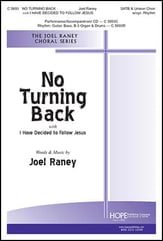 No Turning Back SATB choral sheet music cover